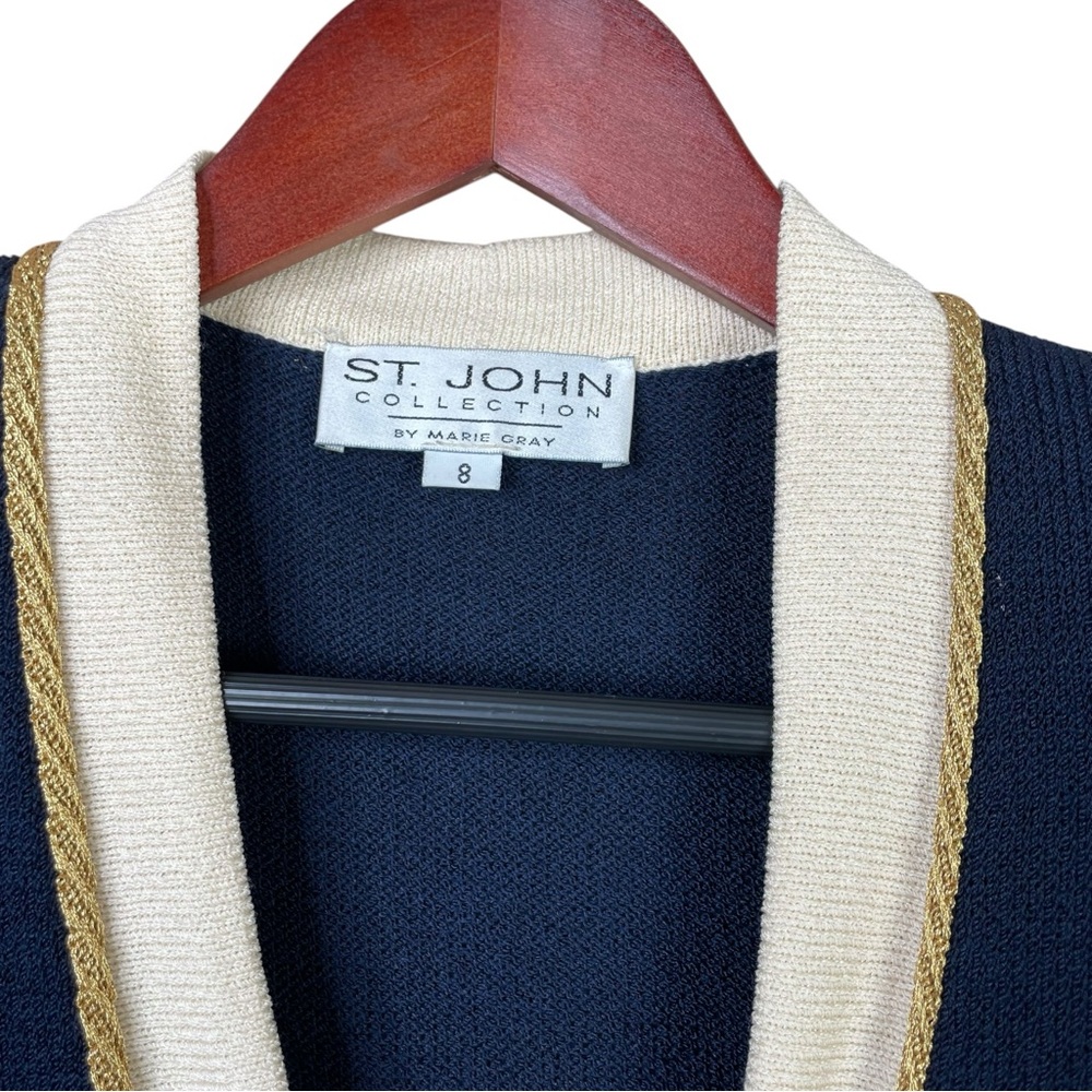 St.John Collection By Marie Gray Knit Jacket Cardigan… - Gem
